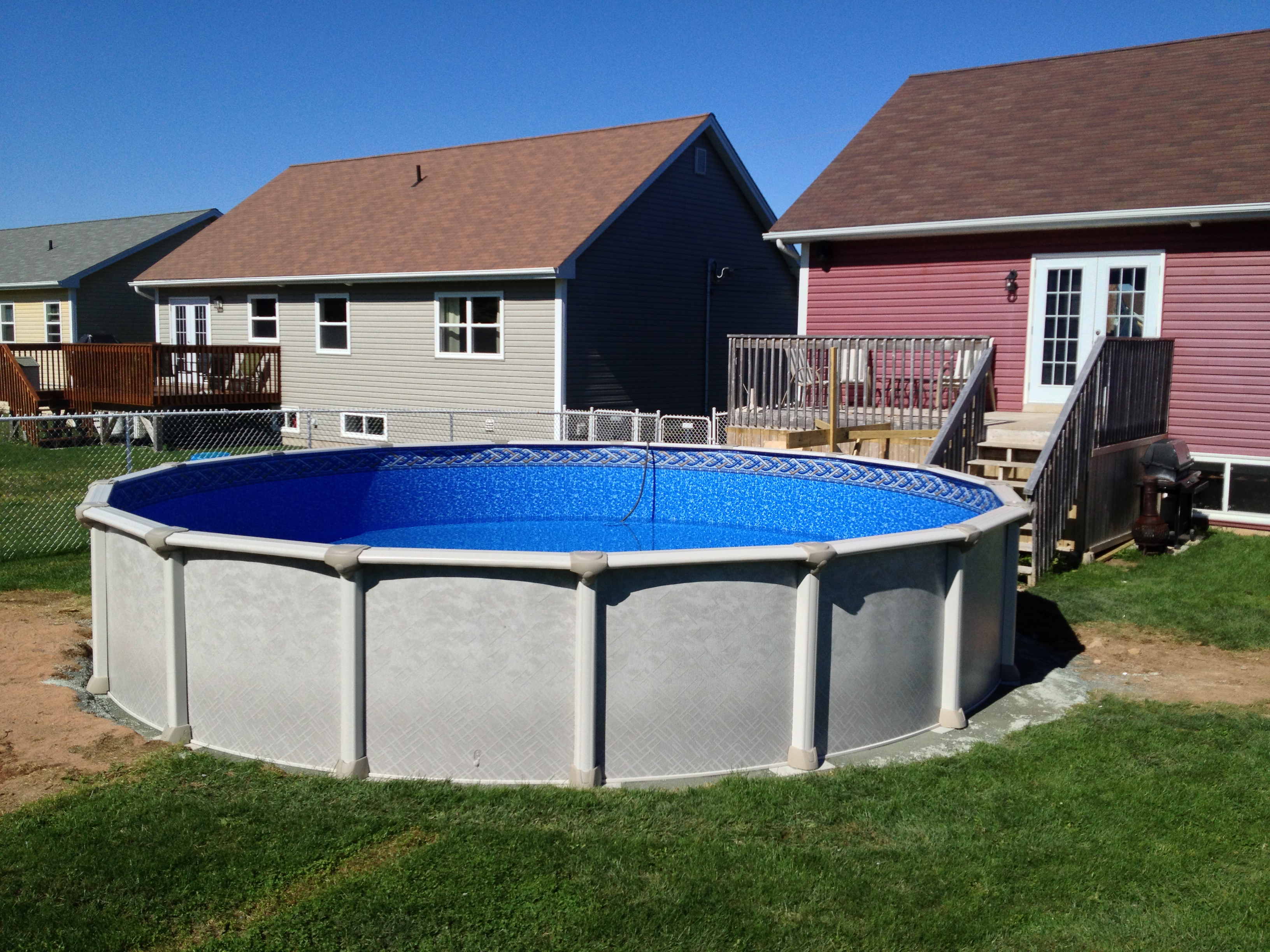 Above ground. Above ground Pool Rust. Pool Base. Above ground Utilities. Above the ground.